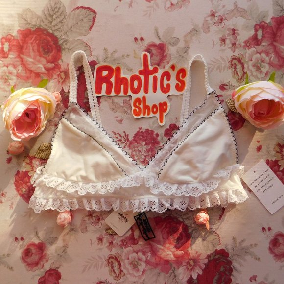 NWT Antoinette Dainty Ruffle Bralette FL&L